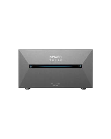 Anker SOLIX 2 Pro, Balkonkraftwerk mit Speicher (1600Wh), Solarbank 2 Pro (4 MPPT), 2400W Solareingang, bis zu 4 Solarmodule, bis zu 9,6 kWh Kapazität, 6000 Zyklen, Plug & Play, 0% VAT