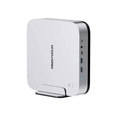 MINIS FORUM AI X1 Pro Mini PC, AMD Ryzen AI 9 HX 370 12-Core-Prozessor bis zu 5,1 GHz Und AMD Radeon 890M, Barebone ohne DDR5 / SSD, HDMI/DP/USB4 x 2, USB 3.2 x 2, 2,5G RJ45 x 2, WiFi 7, BT5.4