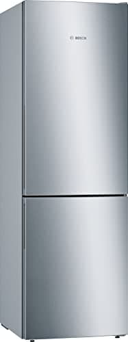 Bosch KGE36AICA Serie 6 Kühl-Gefrier-Kombination, 186 x 60 cm, 214 L Kühlen & 88 L Gefrieren, VitaFresh längere Frische, LowFrost seltener abtauen, LED-Beleuchtung gleichmäßige Ausleuchtung
