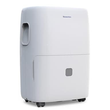 Newentor Luftentfeuchter elektrisch 25L, Entfeuchter elektrisch keller, Raumentfeuchter elektrisch, Dehumidifiers for home für 215m³/80m², mit Timer, Filter und 1M Ablaufschlauch, 10 J. Gar.
