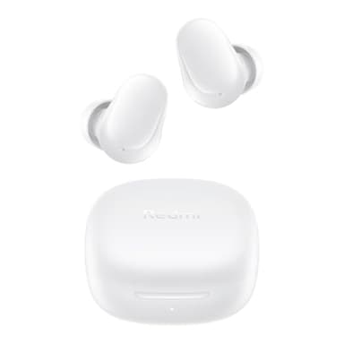 Redmi Buds 6 Play - In-Ear Kopfhörer, 36h Akkulaufzeit, 10mm Dynamik-Treiber mit 4 EQ-Einstellungen, AI-Geräuschunterdrückung für Anrufe, Bluetooth 5.4, Schnellladen für 3h Musik in 10 Minuten,White