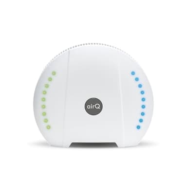 air-Q pro Luftmessgerät, Luftanalysator, Luftmesser mit 13 Sensoren präzise Messung von Feinstaub, CO2, VOC, Luftfeuchtigkeit, Temp. u.v.m. Smart Home mit App, Gesundheits- und Leistungsindex