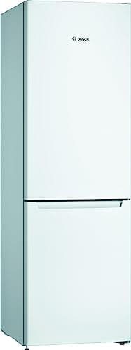 Bosch KGN36NWEA Serie 2 Kühl-Gefrier-Kombination, 186 x 60 cm, 215 L Kühlen & 87 L Gefrieren, NoFrost nie wieder abtauen, LED-Beleuchtung gleichmäßige Ausleuchtung