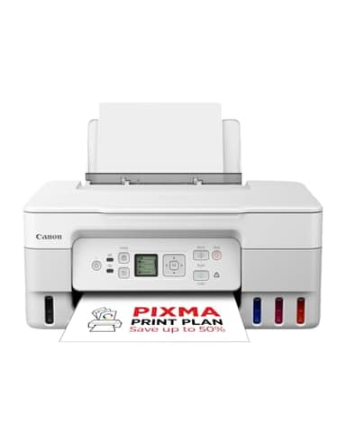 Canon PIXMA G3571 Serie – All-in-One MegaTank Drucker, Kopierer & Scanner für den Heimgebrauch | Kabellose Smartphone-Verbindung Drucker für Zuhause