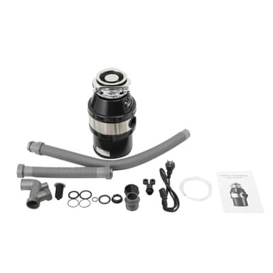 YILIKISS Küchenabfallentsorger,Küchenabfallzerkleinerer 1,4L 560W Küche Speisereste Müllschredder mit Luftschalter Lebensmittelabfall Müllentsorger Speisehäcksler Haushalts Spüle Abfallmühle