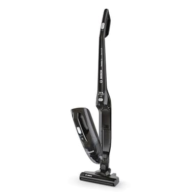 Bosch Akku-Staubsauger Readyy‘y Serie 2 BBHF220, kabellos, beutellos, 2in1 Lösung mit abnehmbarem Handgerät, hohe Saugkraft, Lange Laufzeit, 2 Stufen, Düse für alle Bodenarten, freistehend, schwarz