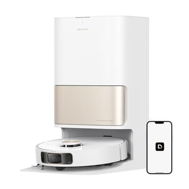 dreame L10s Pro Ultra Heat Saugroboter mit Wischfunktion, Automatische Moppreinigung mit heißem Wasser, Moppverlängerung, 7.000 Pa Saugkraft, Doppelte Mopp- und Bodenreinigung, Teppicherkennung