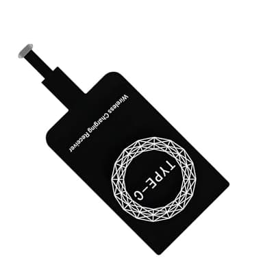 USB TYP C Qi Passend 1300mA für Samsung GalaxyA17 A07 A56 A36 A26 A16 A06 A55 A35 A25 A15 A05 A52 A72 A32 A51 A50 S25 S24 S23 S20 Xiaomi Google Huawei,Ultrathin USB Typ C Qi Wireless Ladeempfänger
