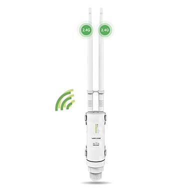 WLAN-Repeater für den Außenbereich, leistungsstark, mit WLAN-Antenne, Lange Reichweite – Verstärker Wavlink N300 2,4 G – Outdoor Poe Repeater WiFi Outdoor – ideal für große Räume