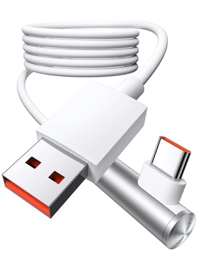 USB C Kabel 120W 6A Charge Fast Ladekabel für Xiaomi Redmi Note 15 Pro 14 Pro 11s 13C,USB C Winkel Schnellladekabel 90 Grad 1,8M 67W Datenkabel Charge für Xiaomi 15T Pro 17 Ultra 13 für Poco X7 X8 Pro