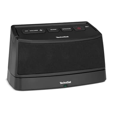 TechniSat ISIBOX 1 - TV Hörverstärker für Senioren (2,4 GHz Funk-Lautsprecher, kabellose Reichweite bis zu 25 Meter, Akkubetrieb bis zu 6h, 3,5mm Klinke Aux-Eingang und Toslink optischer Eingang)