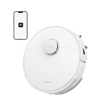 dreame D20 Saugroboter, 13.000 Pa Saugkraft, DuoBrush für Tierhaare, LDS-Navigation, 2-in-1: Staubsaugen und Wischen, Hartböden und Teppiche, 5.200-mAh-Akku, App- und Sprachsteuerung