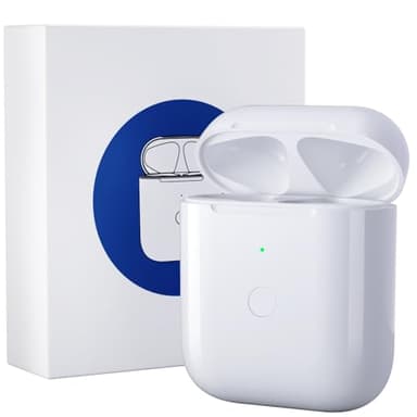 Kabelloses Ladecase Kompatibel mit Airpods 1 und 2 Generation,700 mAh Wireless Charging Case Original Ersatz Replacement,Bluetooth Pairing Sync Button