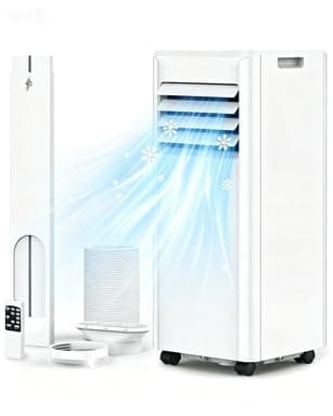 Electactic Mobile Klimaanlage 9000 BTU, 3-in-1 Mobiles Klimagerät mit Abluftschlauch & Ventilator & Luftentfeuchter, Klimagerät Mobil Digitaldisplay | Fernbedienung | 24h-Timer