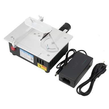 MECUTP Mini Tischkreissäge | Präzisions Tischsäge, 96W Tischkreissägen Mit 7-Gang-Netzteil Einstellbarer, Multifunktionale Table Saw 5000 U/Min Für DIY-Holzbearbeitungsprojekte