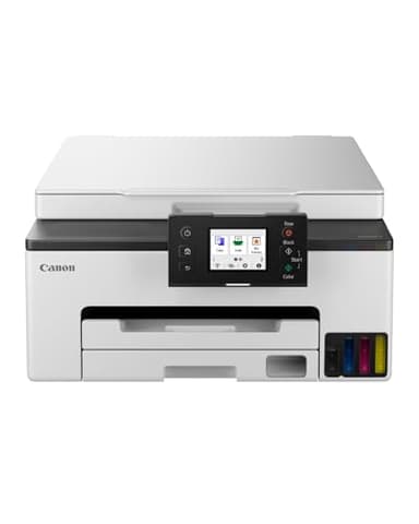 Canon MAXIFY GX1050 Tintenstrahldrucker 3-in-1 Multifunktionsdrucker MegaTank (Drucker, Scanner, Kopierer, WLAN, Cloud, Duplexdruck, 250 Blatt Kassette, Hohe Druckgeschwindigkeit, Tintentank) weiß