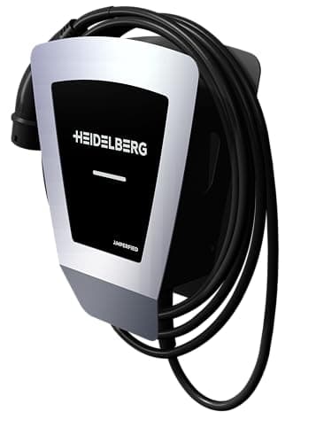 HEIDELBERG Wallbox mit 11 kW Ladeleistung. §14 a-konform. Inkl 7,5 m Ladekabel. Bis zu 5 Jahre Garantie. Für Privat & Unternehmen. Ladestation Energy Control Plus