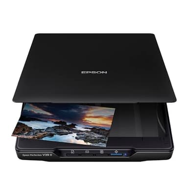 Epson Perfection V39II A4 Flachbett-Foto- und Dokumentenscanner mit Ständer