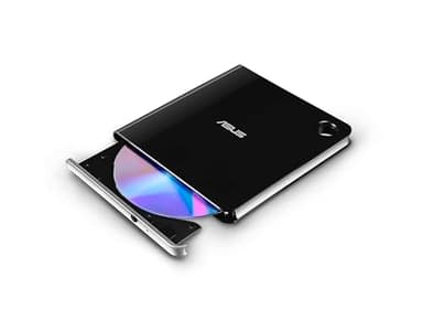 ASUS SBW-06D5H-U BDXL Extern Ultra Slim Blu-ray und MDisc Brenner (USB 3.1, USB-C, 2 Kabel) schwarz