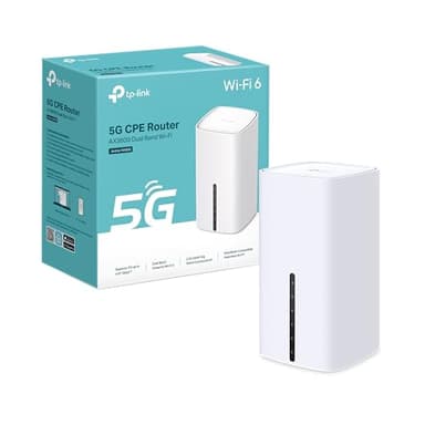 TP-Link Archer NX600 5G LTE WLAN Router, 5G Router SIM-Karte, AX3600 Dualband Wi-Fi 6, 1 × 2,5G-Port + 2 × 1G-Ports, Web- und APP-Verwaltung, Plug-and-Play