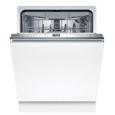 Bosch SBD6ECX12E, Serie 6, Smarter Geschirrspüler Vollintegriert 60 cm, XXL Spülmaschine, Besteckschublade, Made in Germany, besonders leise, starke Reinigung, Extra Trocknen, Programmassistent