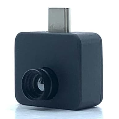 URPIZY Wärmebildkamera für Android Handy mit 32x32 Auflösung, Typ-C Anschluss, Temperaturmessung -20 °C bis 1000 °C, 5 Farbmodi, für Android 8.0-12, inkl. Gehäuse