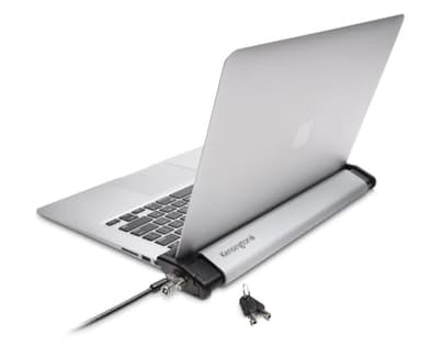 Kensington K64453WW Laptop-Locking Station 2.0 mit MicroSaver 2.0 für Apple MacBooks und ultraflache Notebooks Silber/Schwarz