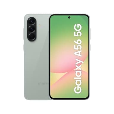 Samsung Galaxy A56 5G AI Smartphone ohne Vertrag, Simlockfreies AI Handy mit Android, 8 GB RAM, 256 GB Speicher, 50-MP-Kamera, Awesome Olive, 2,5 Jahre Herstellergarantie [Exklusiv auf Amazon]