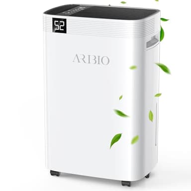 Luftentfeuchter Elektrisch, 30L/Tag Leistungsstarker Entfeuchter mit LED Anzeige,Timer, Wäschetrocknung, Raumgröße ca 300m³/100㎡, Gegen Feuchtigkeit & Schimmel in Keller, Badezimmer & Wohnung