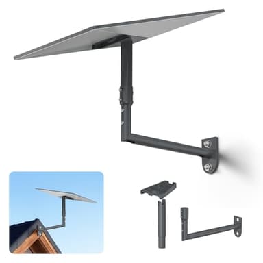 Starlink Halterung Gen 3, 360° verstellbare Wandhalterung & Gen3 Masthalterung für Star link Standard V4, mit Starlink Rohr Adapter, robuste Starlinks Zubehör für Außenbereich