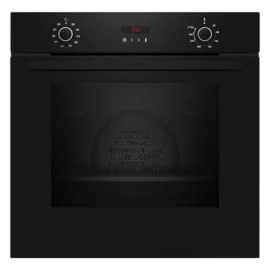 NEFF B2CCG6AK3, N30, Backofen 60 x 60 cm, LED-Display, 3D Heißluft, CircoTherm, 7 Beheizungsarten, Pyrolyse-Selbstreinigung, Manuelles EasyClean, Kindersicherung, Schwarz