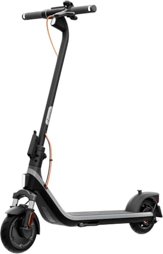 Segway-Ninebot E2 D II E-Roller mit Straßenzulassung – 20 km/h, 450W Motor, bis zu 20 km Reichweite, 90 kg Tragkraft, mit Federung & Blinkern, Klappbar, E-Scooter für Erwachsene, App-Kompatibel