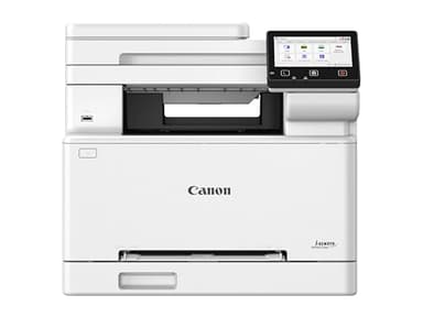 Canon i-SENSYS MF667Cdw – Drahtloser WLAN-Farblaserdrucker – Drucken, Kopieren, Scannen, Faxen in A4 – 21 Seiten/Min., LCD-Touchscreen – WLAN-Verbindung, Scan-to-Cloud – Büro-Drucker