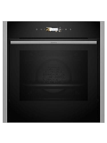 NEFF B54CR31N0, N70, Einbau-Backofen, Integrierbarer Backofen 60 x 60cm, Made in Germany, Slide&Hide, Full Touch TFT-Display, Automatikprogramme, Soft Open, Edelstahl