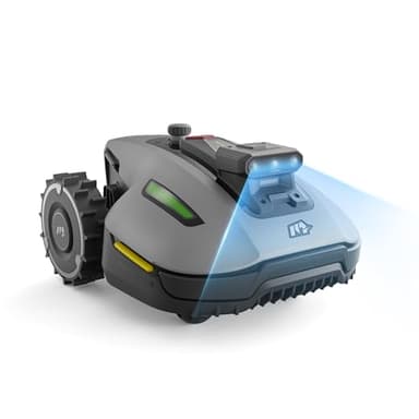 MAMMOTION YUKA mini 2 500 Mähroboter ohne Begrenzungskabel, Empf. 500 m², AI-gestützte DREI-Kamera-Bildverarbeitung Rasenmäher Roboter, Auto-Mehrzonen-Kartierung, DropMow, 4.5Ah-Akku
