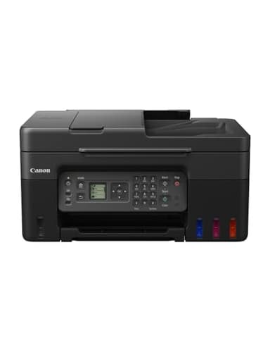 Canon PIXMA G4570 MegaTank 4in1 Multifunktionsgerät DIN A4 (Scanner, Kopierer, Drucker, Fax, ADF, Farbtintenstrahldrucker, USB, WLAN, Print App, Cloud, LC Display), schwarz/grau