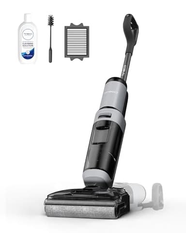 Tineco FLOOR ONE i5 Stretch Nass Trockensauger, 2‑in‑1 Saugen & Wischen, 180° Lay-Flat Waschsauger, 20kPa Saugkraft, Beidseitige Kantenreinigung, 30 Min Laufzeit, Anti-Tangle staubsauger für Tierhaare