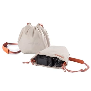 PGYTECH OneGo Kameratasche mit Kordelzug für Streetfotografie, Weiß