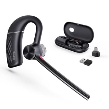 Yealink BH71 Pro Bluetooth Headset Wireless Freisprech-Bluetooth-Ohrhörer mit Ladeetui, 4 Mikrofon Geräuschunterdrückung In Ear Kopfhörer mit dongle,2 Geräte Verbindung für PC,Phone,Teams-Zertifiziert