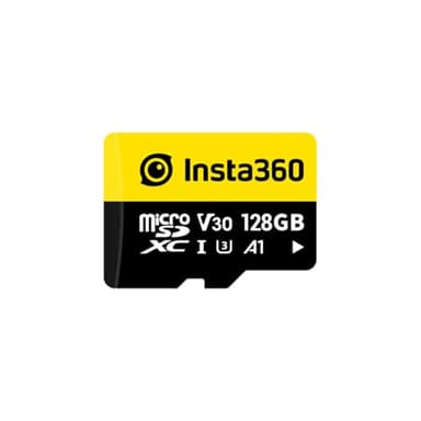 Insta360 128 GB microSDXC-Speicherkarte, V30, A1, UHS-I, 90 MB/s Lese-/Schreibgeschwindigkeit