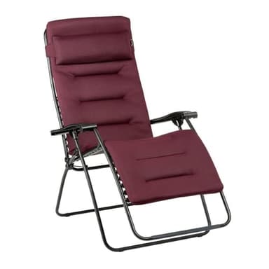 Lafuma MOBILIER Relax-Liegestuhl, Klappbar und verstellbar, RSXA Clip XL, Air Comfort, Farbe: Bordeaux, LFM2041-3186