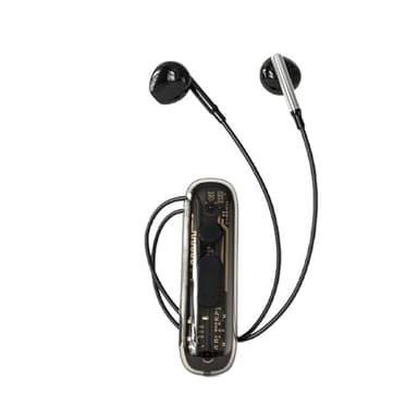Plyisty Wiederaufladbarer Sprachverstärker mit Bluetooth 5.4 und Ansteckmikrofon, Klare Reichweite von 30 Fuß, Rauschunterdrückung, für TV/Anrufe/Podcasts, Hörunterstützung (BLACK)