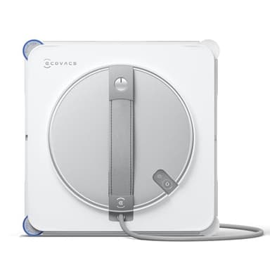 ECOVACS WINBOT W2S Fensterputzroboter, intelligente Bis-an-den-Rand-Reinigung TruEdge™ Schrubber, 3 Wasserdüsen, 10-stufiges Schutzsystem, Win-SLAM 4.0 Routenplanung, gleichmäßiges Klettersystem