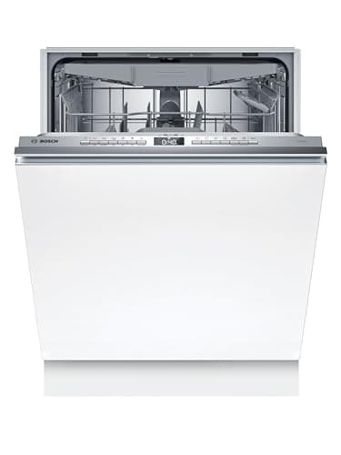 Bosch Geschirrspüler 60 cm, Vollintegriert, Besteckschublade, Automatisierte Startzeit, VarioFlex-Körbe und VarioSchublade - Flexibilität und Komfort beim Beladen, Extra Trocknen, SMV4HVX14E