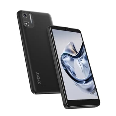 XGODY X32 Handy Ohne Vertrag, 5,5 Zoll Günstig Smartphone 2GB+16GB 128GB Erweiterbar, Octa-Core, Android 14, 4G Dual SIM, 8MP+5MP Kamera, 2850 mAh Akku, Face ID, GPS, Schwarz