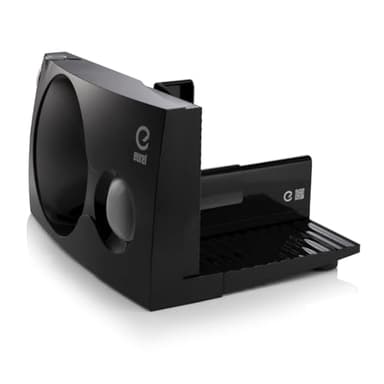 EUREL RS42 Allesschneider Elektrisch Schwarz – Klappbare Brotschneidemaschine mit Edelstahlklinge Ø170 mm – Schnittstärke 0–17 mm, BPA-frei, EcoDrive 80W Gleichstrommotor