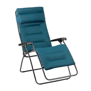 Lafuma MOBILIER - Gepolsterte Zero-Gravity-Relaxliege-Garten - XL - Rsx Clip XL - AirComfort® - Blau Coral Blue LFM2059_6893-5 Jahre Garantie