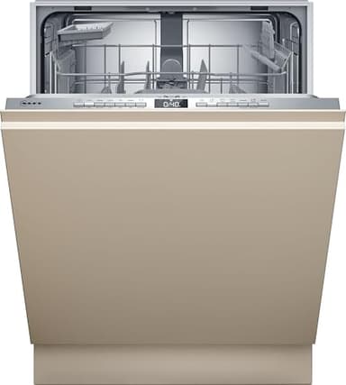 NEFF S153ITX01E, N 30, Smarter Geschirrspüler Vollintegriert 60 cm, Besteckschublade, Flex I Korbsystem, Favoriten Programm, starke Reinigungsleistung, Open Dry automatische Türöffnung, Aqua Stop