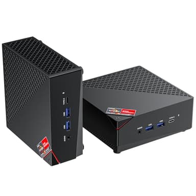 ACEMAGICIAN AM06 Pro Mini PC, AMD Ryzen 7 7730U (8C/16T, bis zu 4.5Ghz),16GB DDR4 512GB M.2 SSD Mini Computer mit Win 11 PRO | 4K Triple Display | Type-C | Dual Ethernet | WiFi 6 | BT 5.2