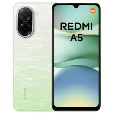 XIAOMI Redmi A5 Smartphone, 4+128GB, Green, Superklare 32MP AI-Kamera, 5200mAh Akku, Leistungsstarker Octa-Core-Prozessor, Immersives 6,88" 120Hz Display